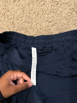 Navy Blue Lululemon Shorts Hotty Hot 2.5" Low-Rise thumbnail 4