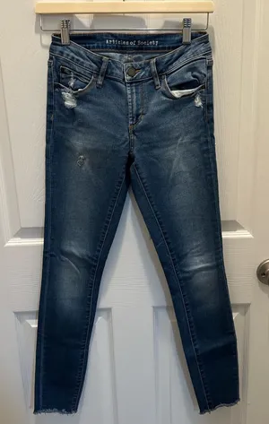 Articles Of Society Medium Blue Skinny Jeans thumbnail 1