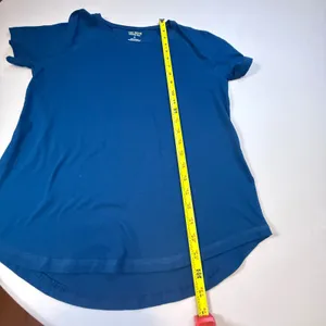 Tek Gear 2pc Set Blue Short Sleeve Tee NWT Straight Leg‎ Fleece Pants S Athletic thumbnail 5