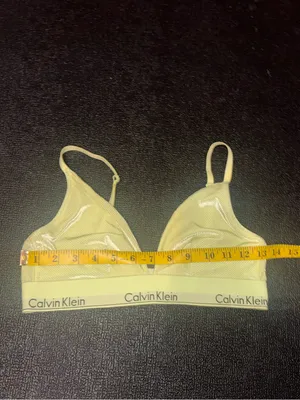 CALVIN KLEIN velvet bra size small thumbnail 4