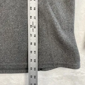 The North Face Fleece Pullover Quarter Zip Gray Athleisure‎ Womens Size M thumbnail 3