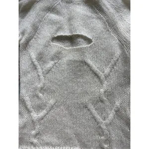 Gimaguas Ori Cutout Sweater Jumper Size Small‎ White Cable Knit Alpaca Blend thumbnail 3