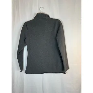Marley Lilly Pullover Womens XS Heather Gray 1/4 Zip Monogram Initials thumbnail 8