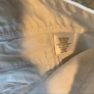 Nordstrom Signature Women's Size 14 Drawstring Waist Pants White Linen Blend thumbnail 14