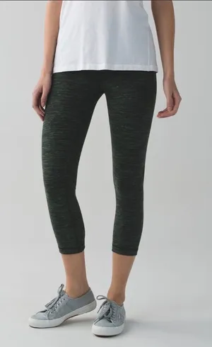 Lululemon Leggings Wunder High-Rise Crop thumbnail 1
