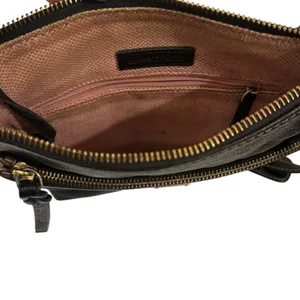 Vintage Black Dooney and Bourke 1975 Pebble Leather Crossbody thumbnail 7