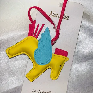 ✨ Pegasus Handbag Charm / Key Ring ✨ Yellow thumbnail 3