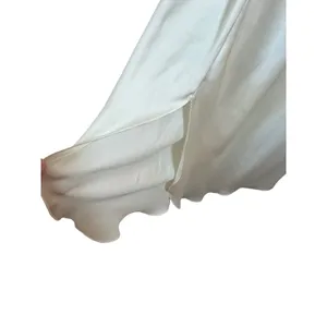 Deena‎ Vintage Cream Satin Floral Embroidered Maxi Nightgown Slip Dress Small thumbnail 6