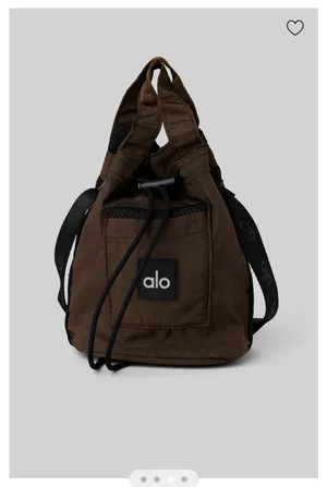Alo Yoga Crossbody Bucket Bag Espresso thumbnail 4