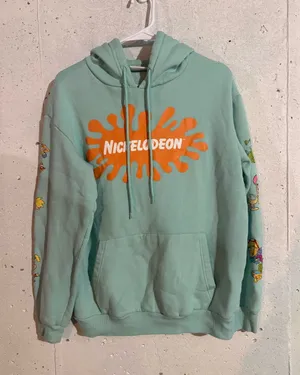 Nickelodeon Cartoon Characters Graphic Hoodie | Size: Medium thumbnail 1