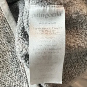 Patagonia Women’s Better Sweater 1/4 Zip Pullover - Small - Birch White thumbnail 4
