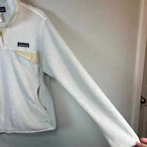 Patagonia Retool Snap T Pullover Sweater Jacket Off White Pocket Womens Sz Small thumbnail 8