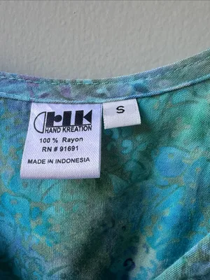 Teal and Aqua Tiered V‑Neck Midi Dress thumbnail 5