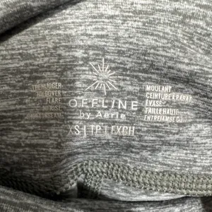 AERIE OFFLINE The Hugger High Waisted Foldover Flare Legging Yoga Pants Sz XS thumbnail 3