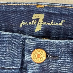 7 For All Mankind The‎ Super High Waist Skinny Jeans Dark Wash Size 25 thumbnail 6