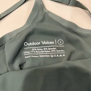 Outdoor Voices Exercise Dress Women’s Small Evergreen Built in Shorts Athleisure thumbnail 12