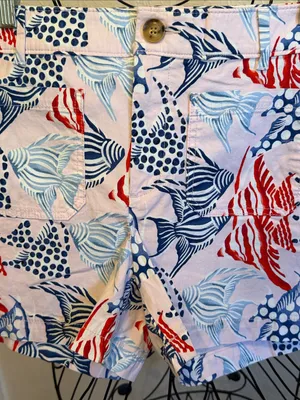 Women's Pink Floral Print Cotton Shorts thumbnail 3