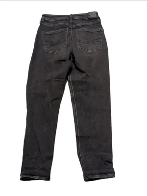 American Eagle Black Mom Jeans Size 2R thumbnail 8