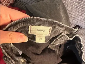 Madewell‎ Balloon Charcoal Jeans thumbnail 5