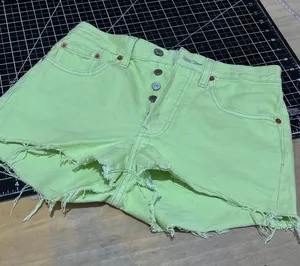 Levi-s Women's Green Shorts thumbnail 1