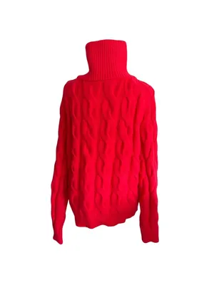 ANN TAYLOR Neon Cable Knit Sweater Size XL NEW NWOT thumbnail 4