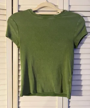 Green Pacsun Baby Tee thumbnail 1