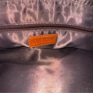 Lovevook Brown Leather Tote‎ Bag Tan thumbnail 3