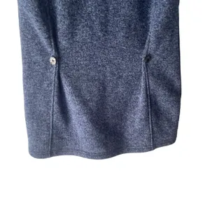 Orvis Womens XS Navy Blue Heather Sweater Fleece Full Zip Mock Neck‎ Vest thumbnail 6