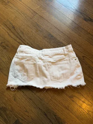Edikted White Jean Skirt thumbnail 3