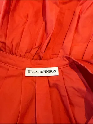 Ulla Johnson - Miranda Red Orange Ruffle Mini Dress Sz 10 thumbnail 7