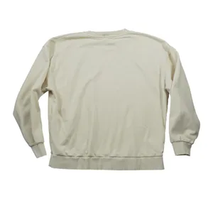 Nuuds Los Angeles Size XL Crewneck Sweatshirt Cream‎ Bone Fleece Pullover Lounge thumbnail 7
