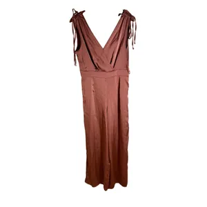 Skies Are Blue Satin Tie Shoulder Wide Leg‎ Jumpsuit 73563 New thumbnail 2
