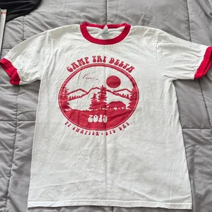 2019 Camp Tri Delta White & Red T-Shirt thumbnail 1
