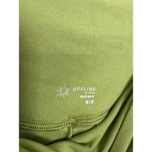 Aerie Offline Real Me Crossover Flowy Shorts Crew Green Active Skort Pocket M thumbnail 10