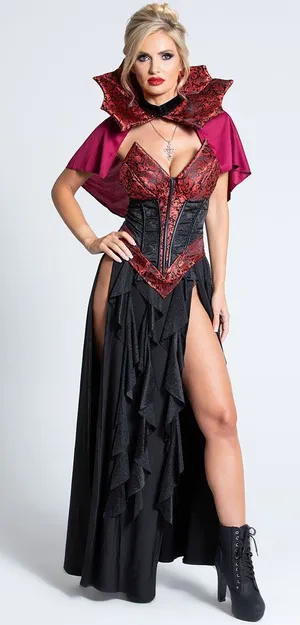 NEW Roma Sexy Blood Lusting Vampire Costume Size Small thumbnail 1
