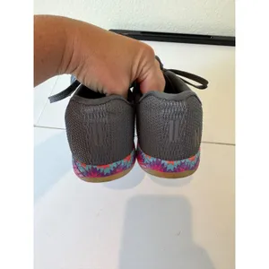 NOBULL Trainer Shoes Women 5.5 SuperFabric‎ Geometric Neon Low Top Sneakers thumbnail 4
