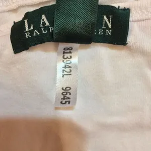 Y2K Lauren Ralph Lauren monogrammed white t shirt large thumbnail 9