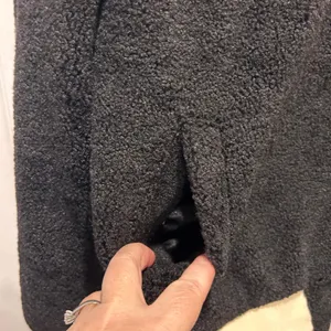 Time for Me Sherpa Colorblock Bomber Jacket‎ Womens Size L Cozy Teddy Fleece thumbnail 3