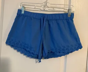 Aerie Flowy Blue Shorts thumbnail 1