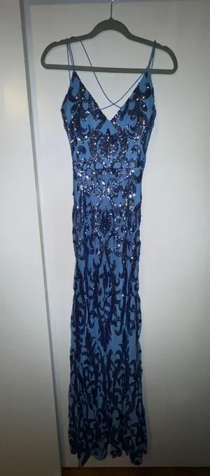 Windsor Blue Prom Dress thumbnail 1
