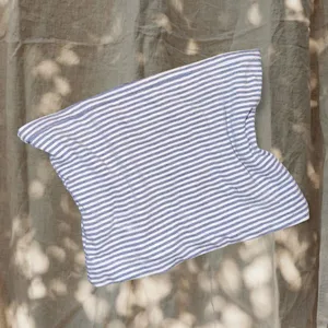 Vintage Brandy Melville Blue Striped Tube Top thumbnail 3