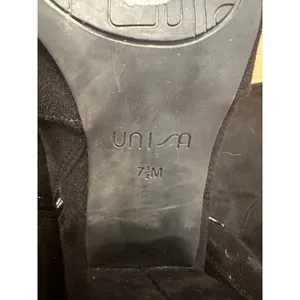 Unisa Black Suede Over the Knee High Boots Square Toe Block Heel Women's 7.5 M thumbnail 8