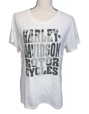 Harley-Davidson High Desert Boise Idaho White Short Sleeve Shirt thumbnail 1