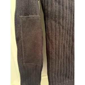 LRL Lauren Ralph Lauren Ribbed Cotton Boat Neck Sweater XL‎ Black Shoulder Zip thumbnail 4