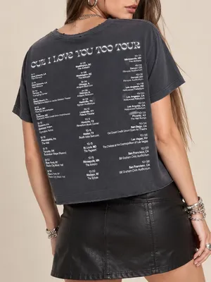 Lizzo Cuz I Love You Too 2019 Tour Graphic Tee DIY CropRaw Hem Festival Music thumbnail 5