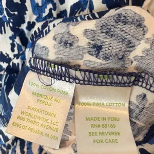Lily Pulitzer Blue‎ And White Pima Cotton Dress Size Small thumbnail 6