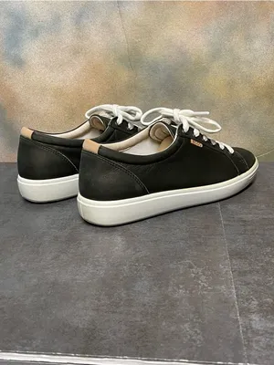 Ecco Soft 7 Women's Deep Green Leather Sneakers Size 10 thumbnail 9