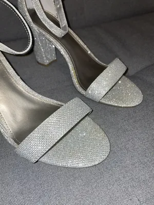 Worthington Sparkly Silver Heels thumbnail 2