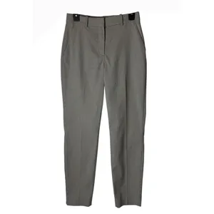 H&M Pants Women 4 Gray High Waisted Tapered Ankle Trousers Career Preppy thumbnail 2