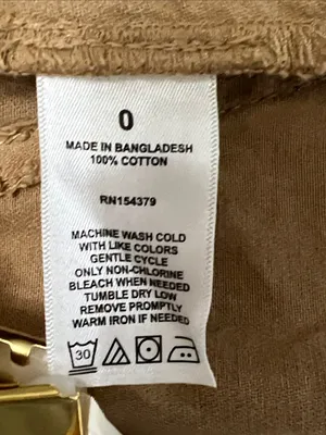 Aeropostale Cargo Low-Rise Twill Shorty Shorts Size 0 thumbnail 6
